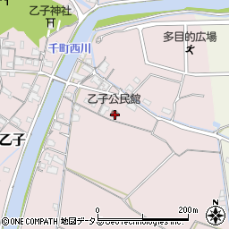 岡山県岡山市東区乙子757周辺の地図