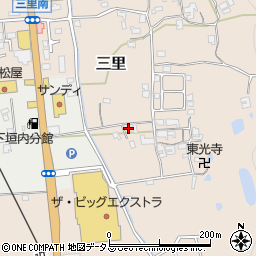 奈良県生駒郡平群町三里285周辺の地図