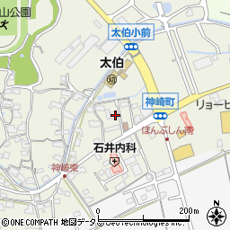 岡山県岡山市東区神崎町43周辺の地図