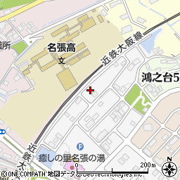 三重県名張市希央台２番町19周辺の地図