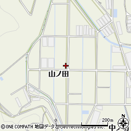 愛知県田原市村松町山ノ田周辺の地図
