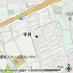 岡山県岡山市中区平井1114-18周辺の地図