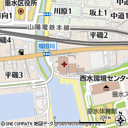 神戸市都市整備公社垂水スポーツガーデン周辺の地図