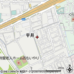 岡山県岡山市中区平井1114-20周辺の地図
