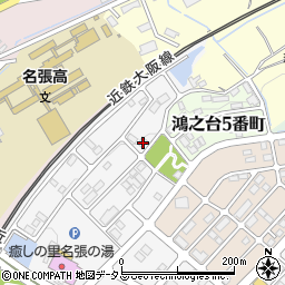 三重県名張市希央台２番町34周辺の地図