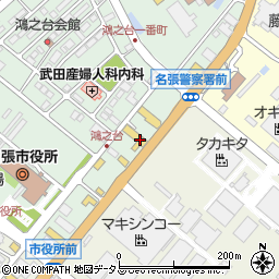 三重県名張市鴻之台１番町193周辺の地図