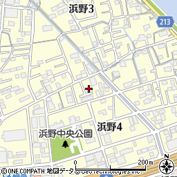 岡山機設周辺の地図