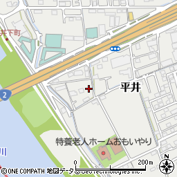 岡山県岡山市中区平井1251周辺の地図