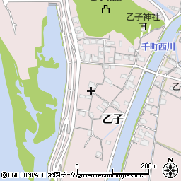 岡山県岡山市東区乙子92周辺の地図