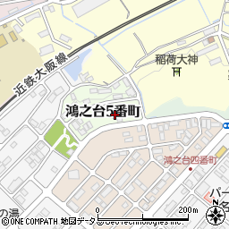 三重県名張市鴻之台５番町31周辺の地図