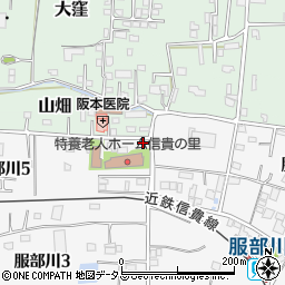 八尾警察署服部川交番周辺の地図
