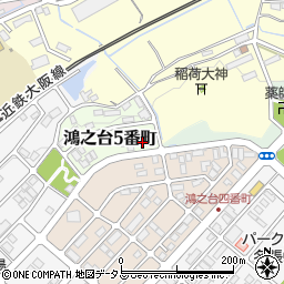三重県名張市鴻之台５番町29周辺の地図