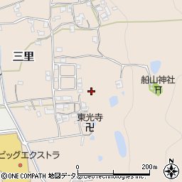 奈良県生駒郡平群町三里436周辺の地図