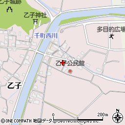 岡山県岡山市東区乙子752周辺の地図