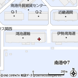 大阪府大阪市住之江区南港中7丁目周辺の地図