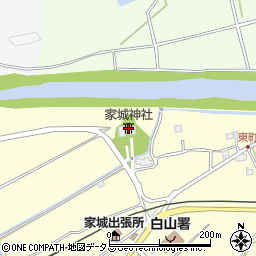 家城神社周辺の地図