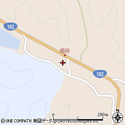 姫谷周辺の地図
