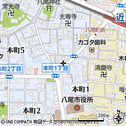 やきとり大吉八尾店周辺の地図