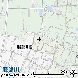 大阪府八尾市服部川20周辺の地図