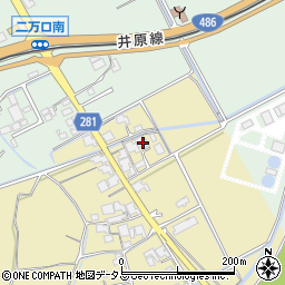 岡山県倉敷市真備町下二万2014周辺の地図