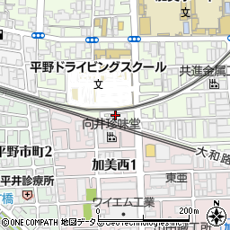園田製作所周辺の地図