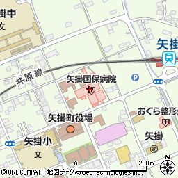 ヤマザキＹショップ矢掛健康保険病院店周辺の地図