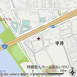 岡山県岡山市中区平井1243周辺の地図