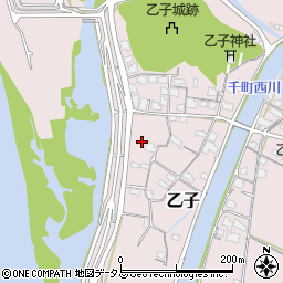 岡山県岡山市東区乙子95周辺の地図