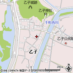 岡山県岡山市東区乙子106周辺の地図