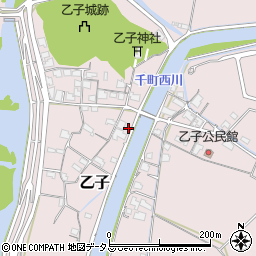 岡山県岡山市東区乙子121周辺の地図