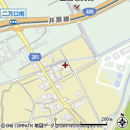 岡山県倉敷市真備町下二万1996-1周辺の地図