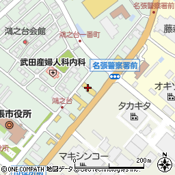 三重県名張市鴻之台１番町179周辺の地図