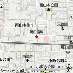 岡田歯科クリニック周辺の地図