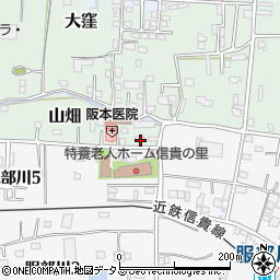 大阪府八尾市山畑3周辺の地図