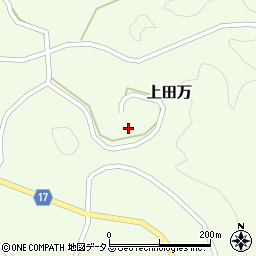 山口県萩市上田万2036周辺の地図