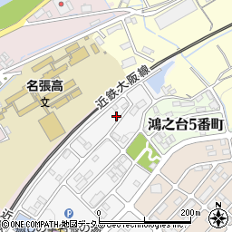 三重県名張市希央台２番町22周辺の地図
