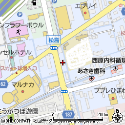 笠岡信用組合中庄支店周辺の地図