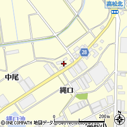 愛知県田原市高松町中尾35周辺の地図