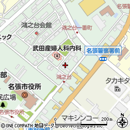 三重県名張市鴻之台１番町149周辺の地図