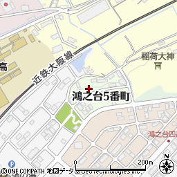 三重県名張市鴻之台５番町17周辺の地図