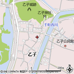 岡山県岡山市東区乙子105周辺の地図