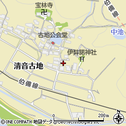 岡山県総社市清音古地332周辺の地図