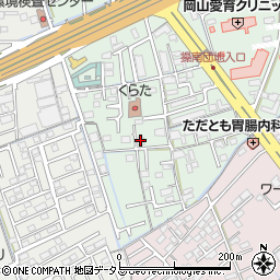岡山県岡山市中区倉田481周辺の地図