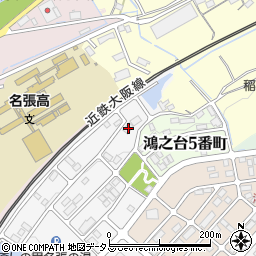 三重県名張市希央台２番町30周辺の地図