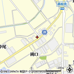 愛知県田原市高松町中尾1-3周辺の地図
