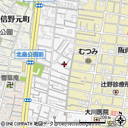 阿倍野王子商店街振興組合周辺の地図