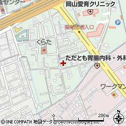 岡山県岡山市中区倉田458周辺の地図
