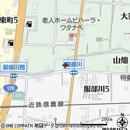 大阪府八尾市山畑20周辺の地図