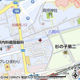 パレーシャル松島周辺の地図