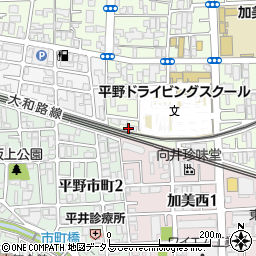 大阪府大阪市平野区加美正覚寺4丁目周辺の地図